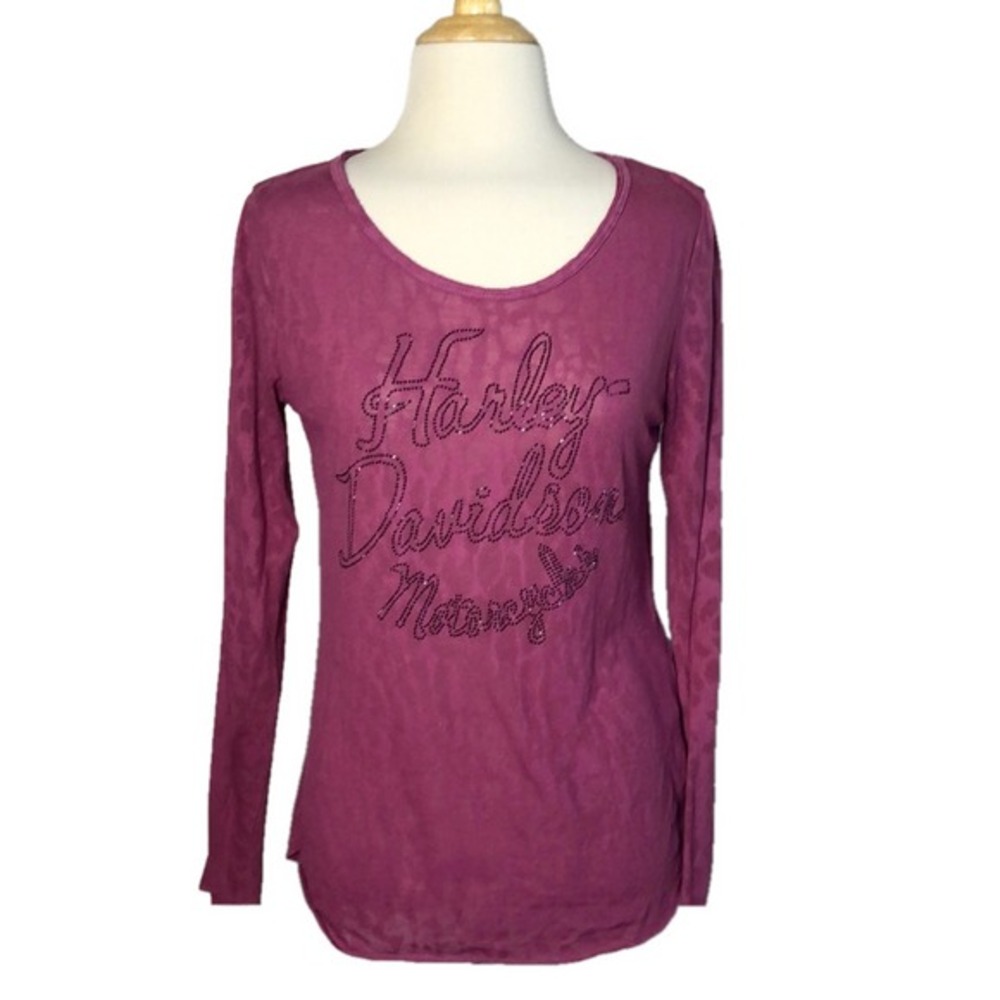 Genuine‎ HARLEY-DAVIDSON Motorcyles Women Medium Long Sleeve Lightweight Top